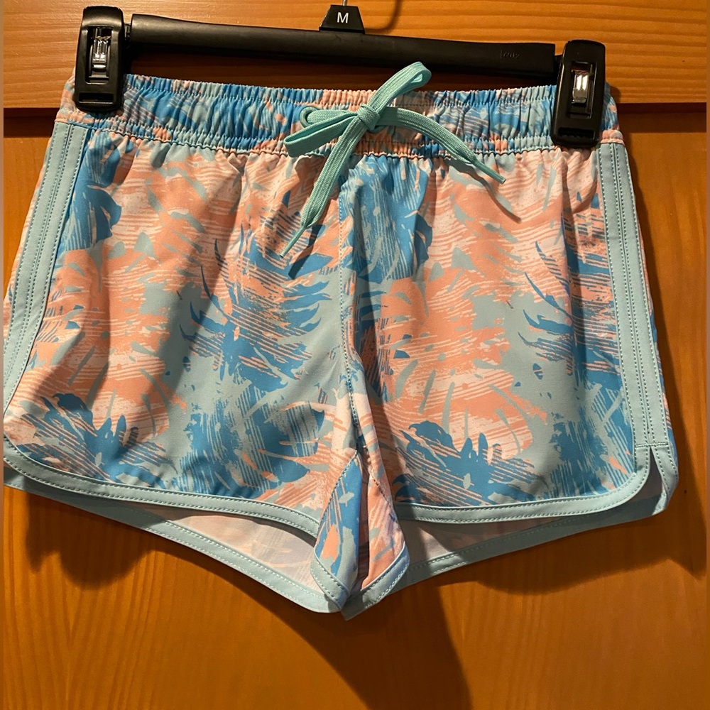 Salt Life Girl’s Boardshorts/Short Tropical Palms Design Print NWT YM